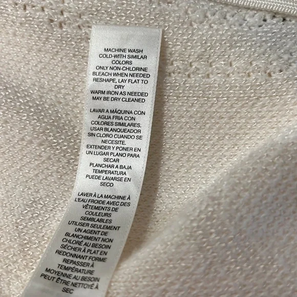 Chico’s Cream Off White Duster-longline Length Cardigan - Picture 7 of 12